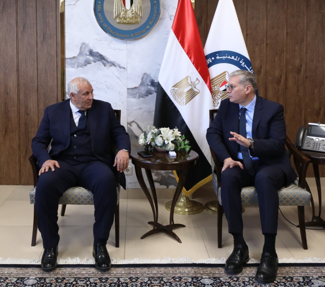 وزير البترول يبحث الإستغلال الأمثل للخامات التعدينية والفوسفات بالوادي الجديد